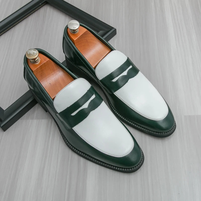 Men's Breathable Moccasin Loafers — Slip-On Flat Driving Shoes