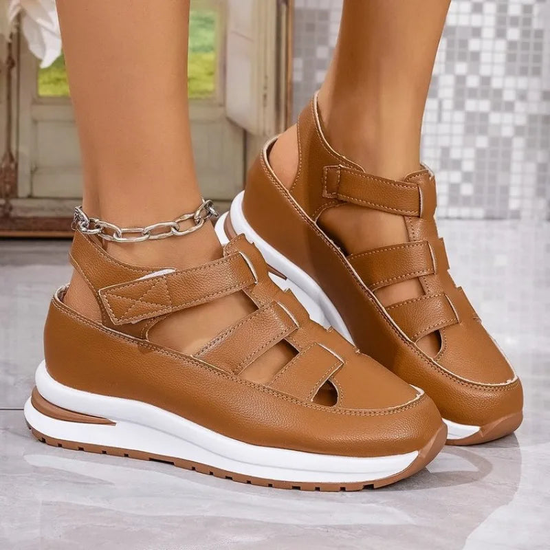 Women's Platform Wedge Gladiator Sandals — High Heel Open Toe Summer Shoes