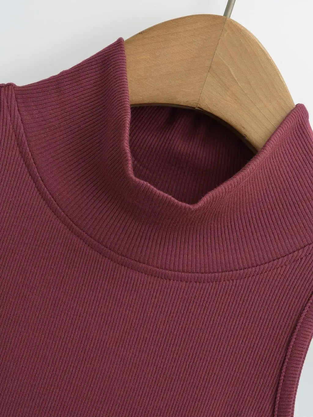 Women's Turtleneck Knit Bodycon Ankle-Length Maxi Dress