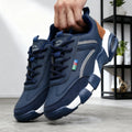 Men's Anti-Slip Rebound Walking Sneakers — Breathable Lace-Up Shoes