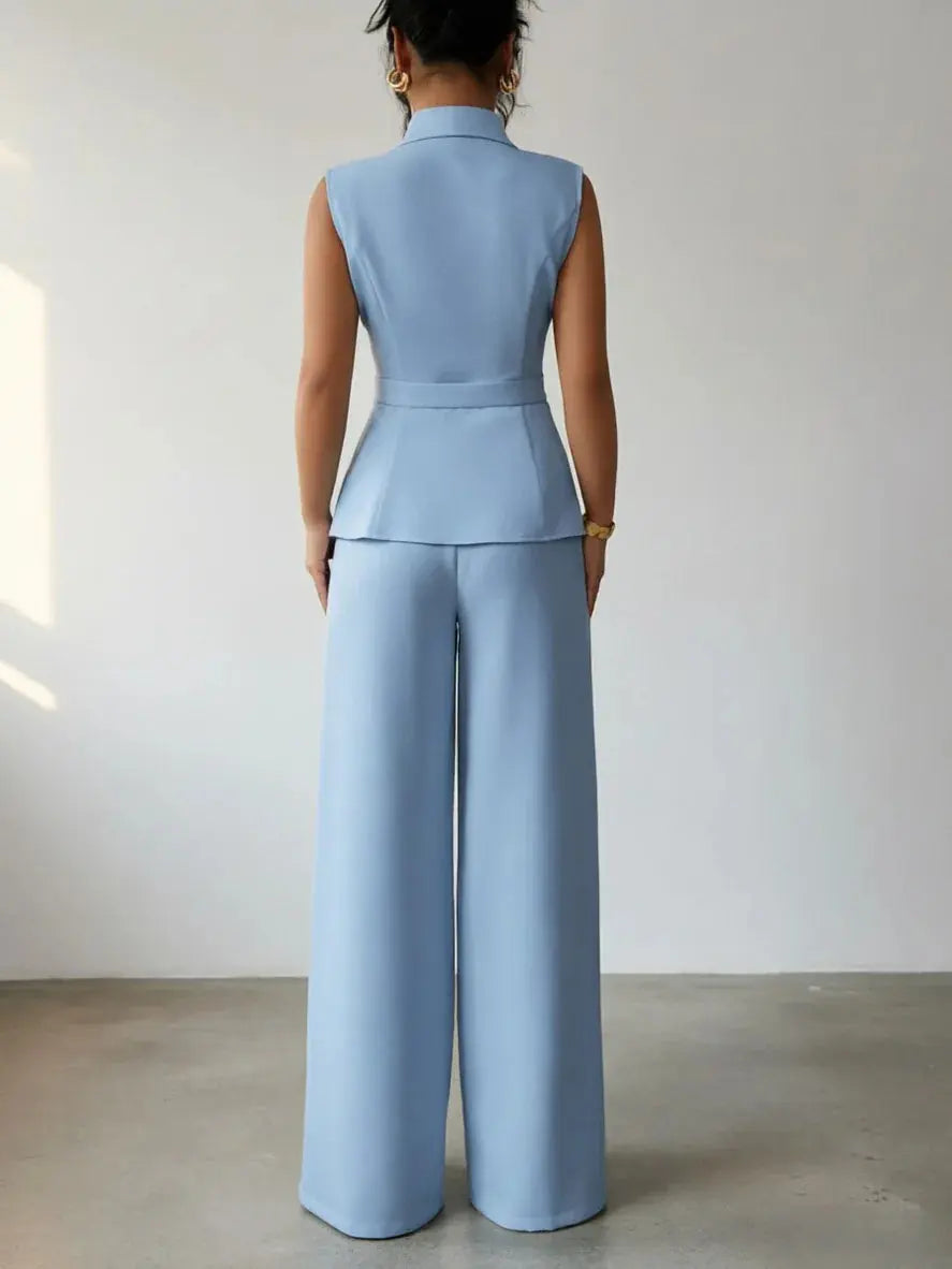 Trenluxwear Women's spring 2 Piece sleeveless Suit TrenLux Wear