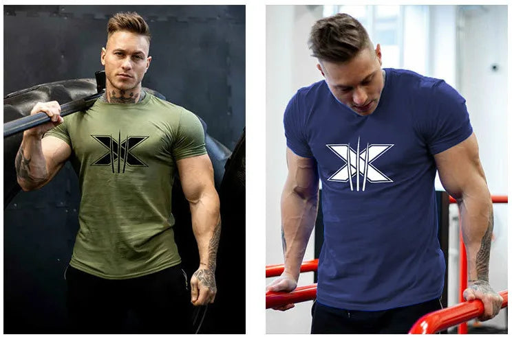 Men's Bodybuilding Graphic T-Shirt — Gym & Streetwear Cotton Tee