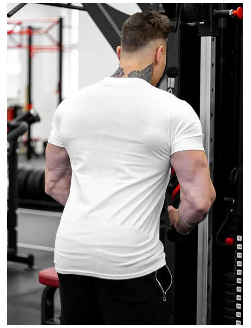 Men's Bodybuilding Graphic T-Shirt — Gym & Streetwear Cotton Tee
