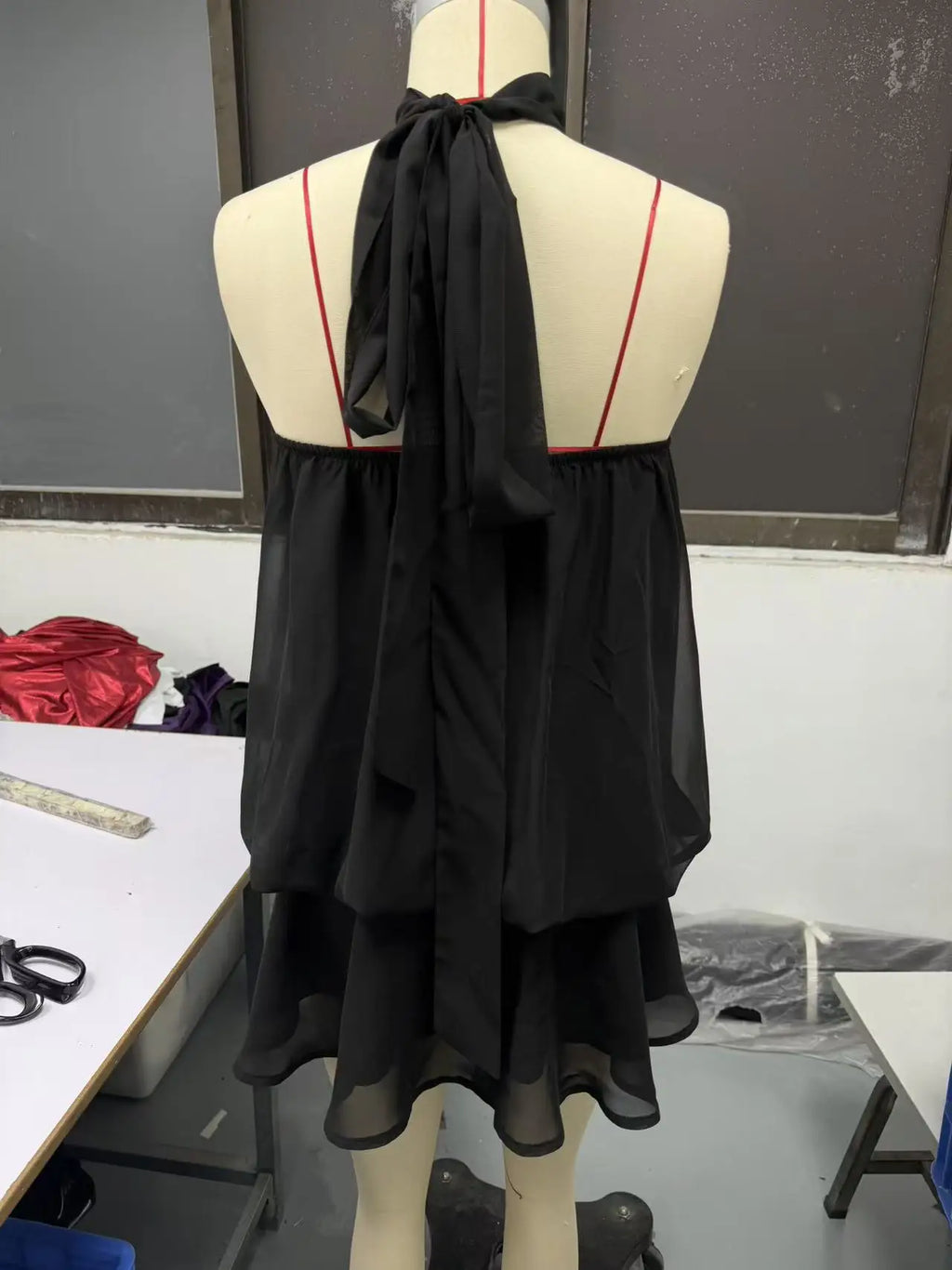 Women's Sexy Backless Slim-Fit A-Line Beachwear Dress